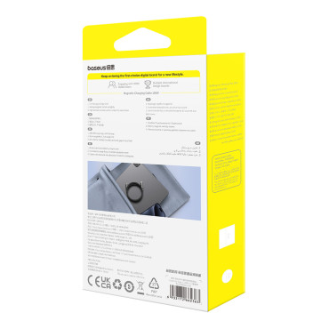 Kabel Tungsten Gouden kabel met USB-C 100W 1M magnetische organizer - zwart