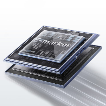 Kabel-Wolfram-Goldkabel mit USB-C 100W 1M Magnetischer Organizer - Schwarz