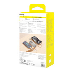 Powerbank Free2pull 10000mAh 30W mit USB-C-Anschluss und Dropdown-USB-C-Kabel - grau