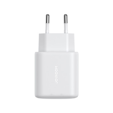 USB-C PD 30W QC SFC + Nätverksladdare + USB-C 1M-kabel - Vit