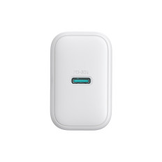 USB-C PD 30W QC SFC + Cargador de red + cable USB-C 1M - Blanco