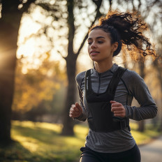 Atspindintis liemenė su kišenėmis - juoda