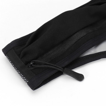 Colete reflexivo com bolsos - preto