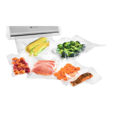 Verpakkingsmachine vacuümafdichting op voedselzakken Wit 32cm 165W 230V Royal Catering