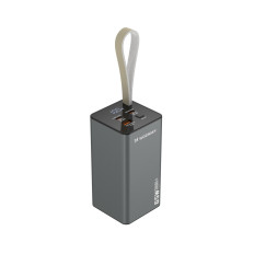Powerbank K65 + 65W 30000mAh 2x USB-C 1X USB-A 65W - Preto