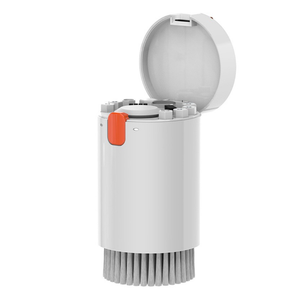 20W1 Set di pulizia multifunzione per cuffie per telefono Screen per tastiera Ottica - Bianco