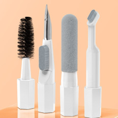 20W1 Multifunctionele reinigingsset voor telefoonhoofdtelefoons toetsenbord scherm optiek - wit