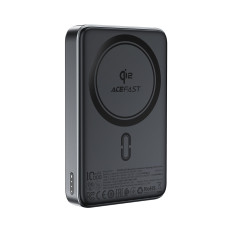 Magnētiskā PowerBank 10000MAH 30W Qi2 ar Magsafe - Black