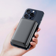 Magnētiskā PowerBank 10000MAH 30W Qi2 ar Magsafe - Black