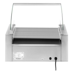 Roller Roller BBQ so štítom a vykurovacou zásuvkou pre býky 16 Springs HotDog 2200W 230V Royal Catering