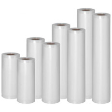 Foil in Robl Moleto Borse per il kit di imballaggio sottovuoto Differenti dimensioni 8 Rolls LFGB e certificato FDA