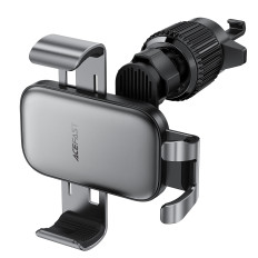 Soporte para el automóvil para el teléfono gravitacional en el aire a cuadros - Negro