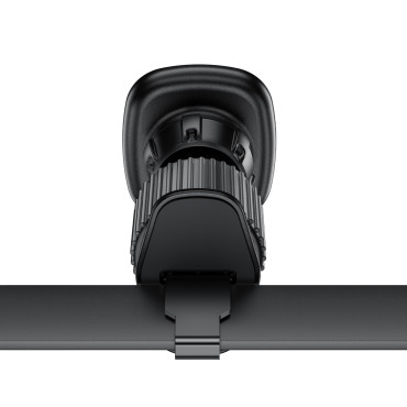 Magnetic handle on a checkered telephone - black