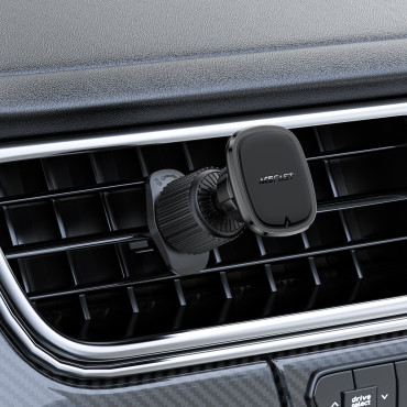 Magnetiskt handtag på en rutig telefon - svart