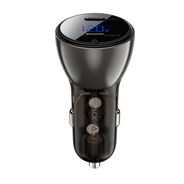 60W 2x USB-C-auton laturi,...
