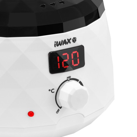 Θερμαντήρας Κεριού IWAX DIAMOND TECH WHITE — κοντινοί χειρισμοί