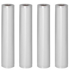 Vacuum foil in a roll for vacuum packaging 600 x 30 cm 4 rolls LFGB and FDA certificate