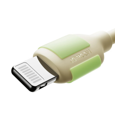 Kabel USB-C-kabel - iPhone Lyn med en fluorescerende 2m 30W - beige tip