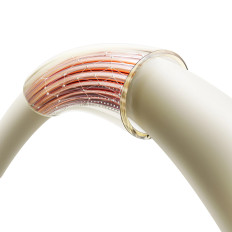 Kabel USB-C-kabel - iPhone Lyn med en fluorescerende 2m 30W - beige tip