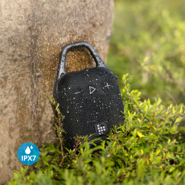 Pequeño altavoz inalámbrico turístico Mirrutu H1 Bluetooth 8W - Negro