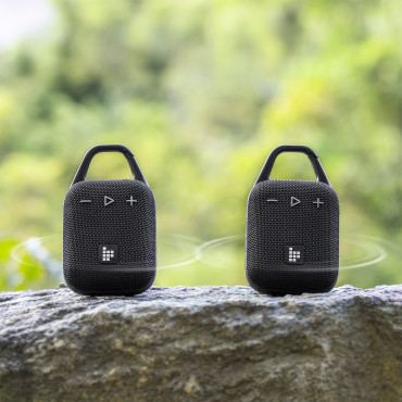 Majhen turistični brezžični zvočnik Mirdutu H1 Bluetooth 8W - črna