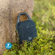 Kis turisztikai vezeték nélküli hangszóró tükrök H1 Bluetooth 8W - kék