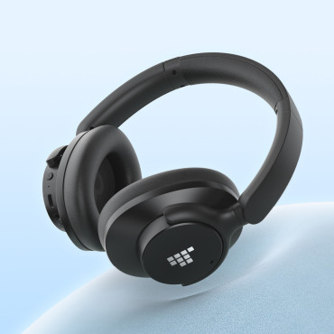 Sounfii Q20 ANM trådløse øretelefoner Bluetooth 5.3 - Svart