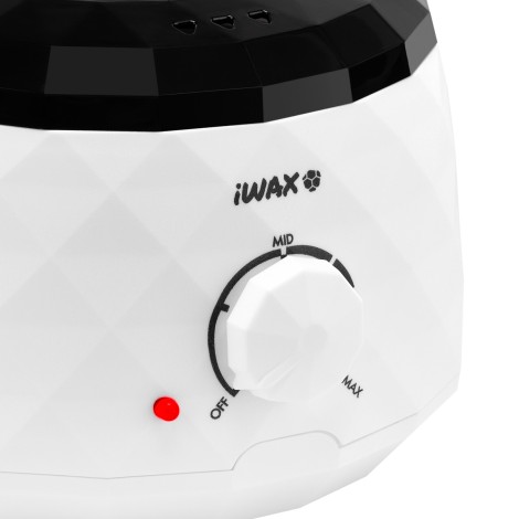 IWAX DIAMOND VAHALÄMMITIN VALKOINEN — lähikuva säätimistä
