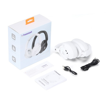 Wireless Sounfii Q20 ANC slušalke Bluetooth 5.3 - bela