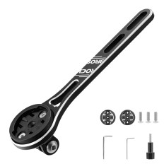 Bicycle holder for Garmin Camcorder Gopro front light - black