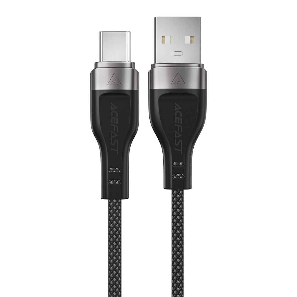 Kabel USB-A-kabel - USB-C3A med magnetisk arrangör 1.2m - svart