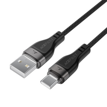 Kabel USB-A-kabel - USB-C3A med magnetisk arrangör 1.2m - svart