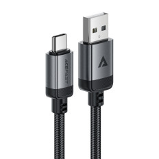 Kabeļu USB-Kabelis - USB-C 480MB / s 3a 1.2m - melns