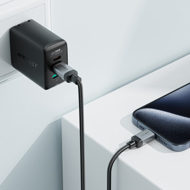 Kabeļu USB-C Cable - USB-C 480MB / S 3A 1.2m - melns