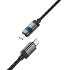 Kabel USB-C-kabel - USB-C med 480MB / s 66W Display 1.2m - svart