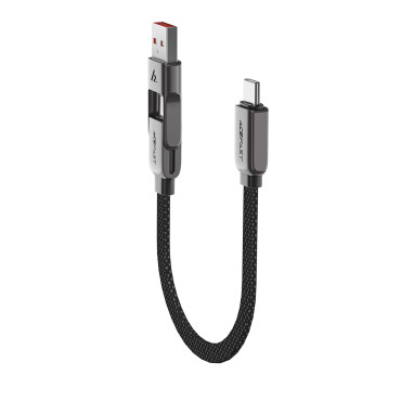 Cabo USB-C de cabo - USB-A / USB-C 480MB / S 3A 0.2m - preto
