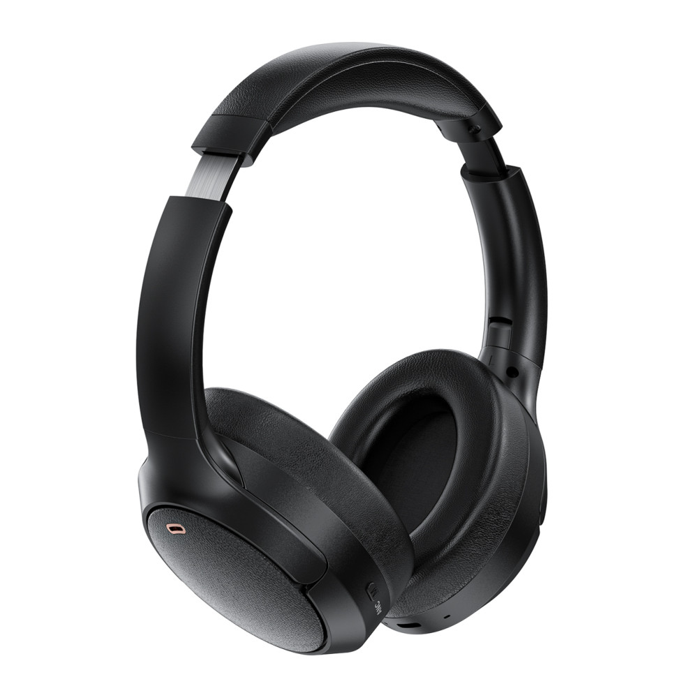 H6 ANC-hörlurar Bluetooth 5.3 IPX4 - Svart