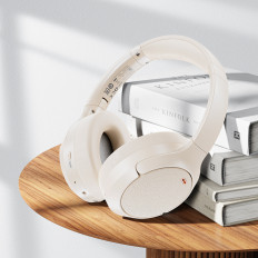 H6 ANC-hörlurs Bluetooth 5.3 IPX4 - Vit