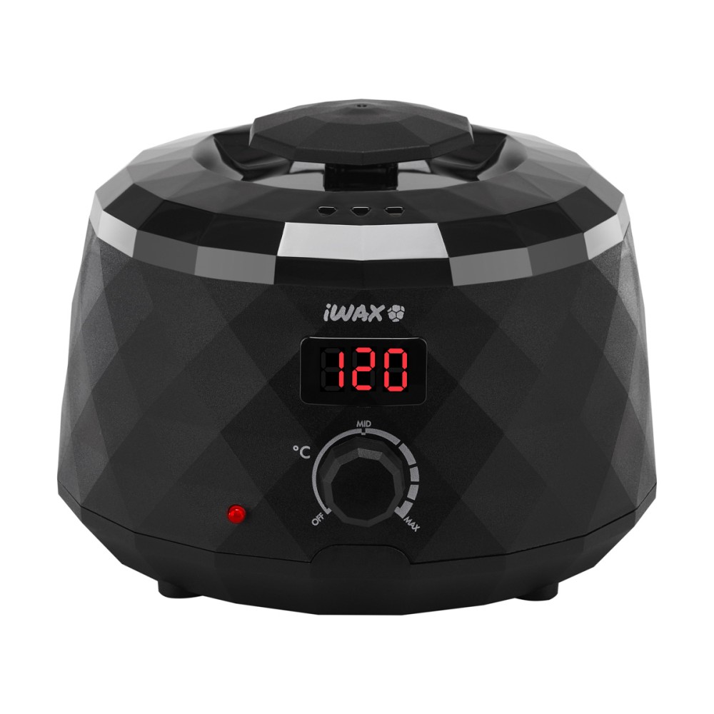 IWAX DIAMOND TECH BLACK WAX HEATER Professionele Waxverwarmer AX900 — vooraanzicht