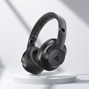 H4 ANC slušalke H4 ANC Wireless Bluetooth 5.3 IPX4 - črna