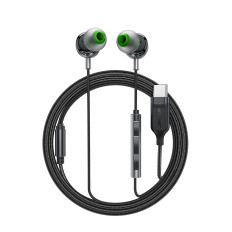 Žične slušalke L5 Sledite USB-C 1.2m - Črna