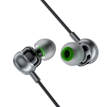 Wired Headphones L5 Följ USB-C 1.2m - svart