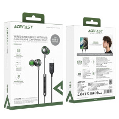 Kablede hodetelefoner L5 Følg USB-C 1.2m - Svart