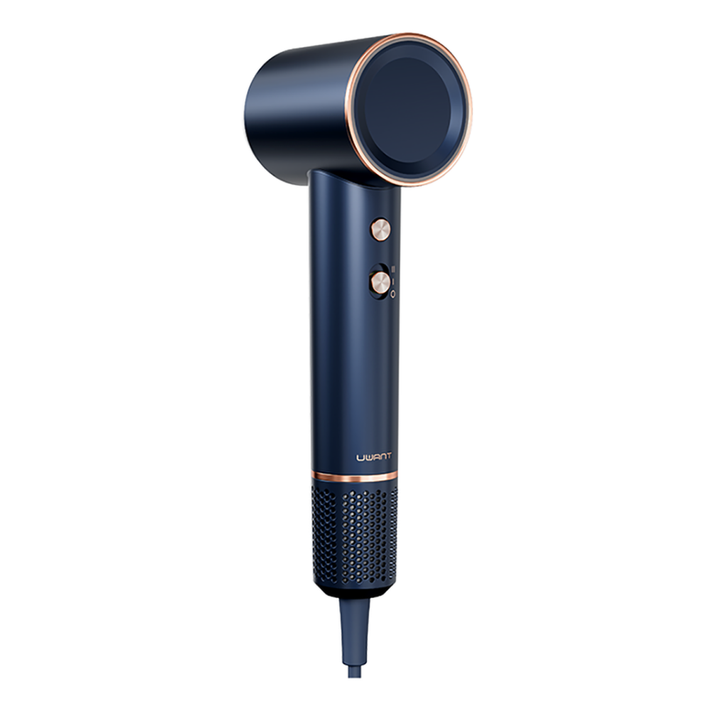 Secador de cabelo H100 com ionização e redução de ruído - azul