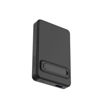 Powerbank Qi2 10000mAh com USB-A USB-C 22.5W PD - Preto