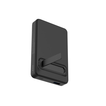 PowerBank Qi2 10000mh s USB-A USB-C 22.5W PD - črna