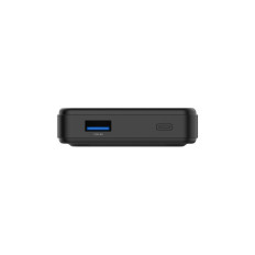 PowerBank Qi2 10000mh s USB-A USB-C 22.5W PD - črna