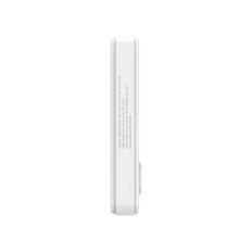 Magnetic PowerBank Qi2 10000mAh med USB-A USB-C 22,5W PD - Hvit