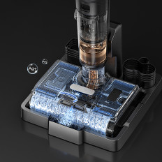 4In1 bezdrátový vysavač a podložka JIMMY Pw11 pro hepa 460W - stříbrná černá