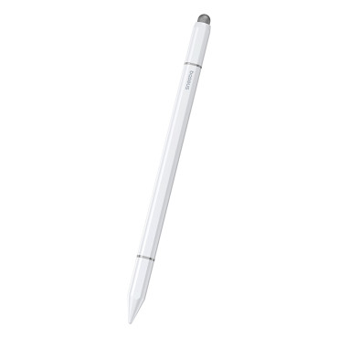 3in1 pasivno pisalo Stylus gladko pisanje III - magnetna različica - bela